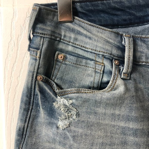 Signature by LEVI STRAUSS | flattering high-rise ankle skinny jeans raw hem - Picture 5 of 9